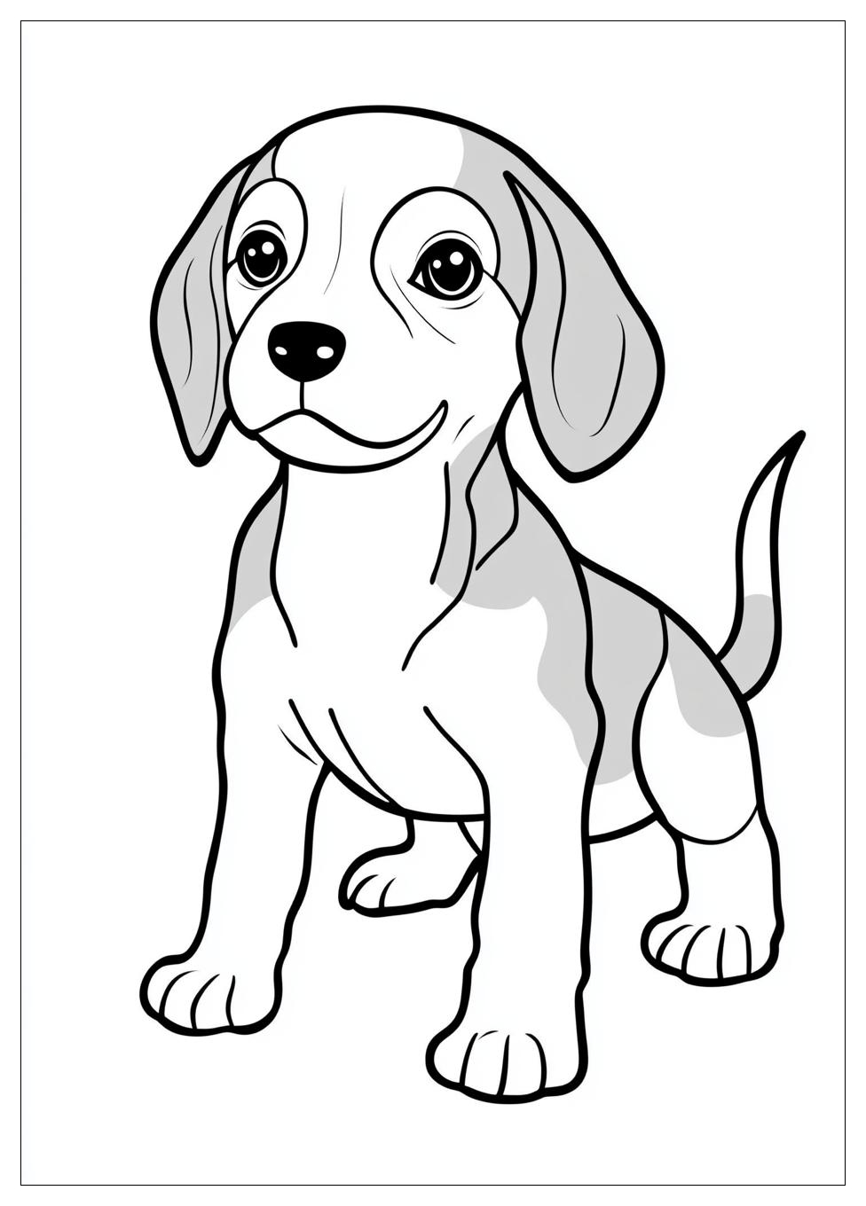 Kolorowanki Do Druku Beagle 15