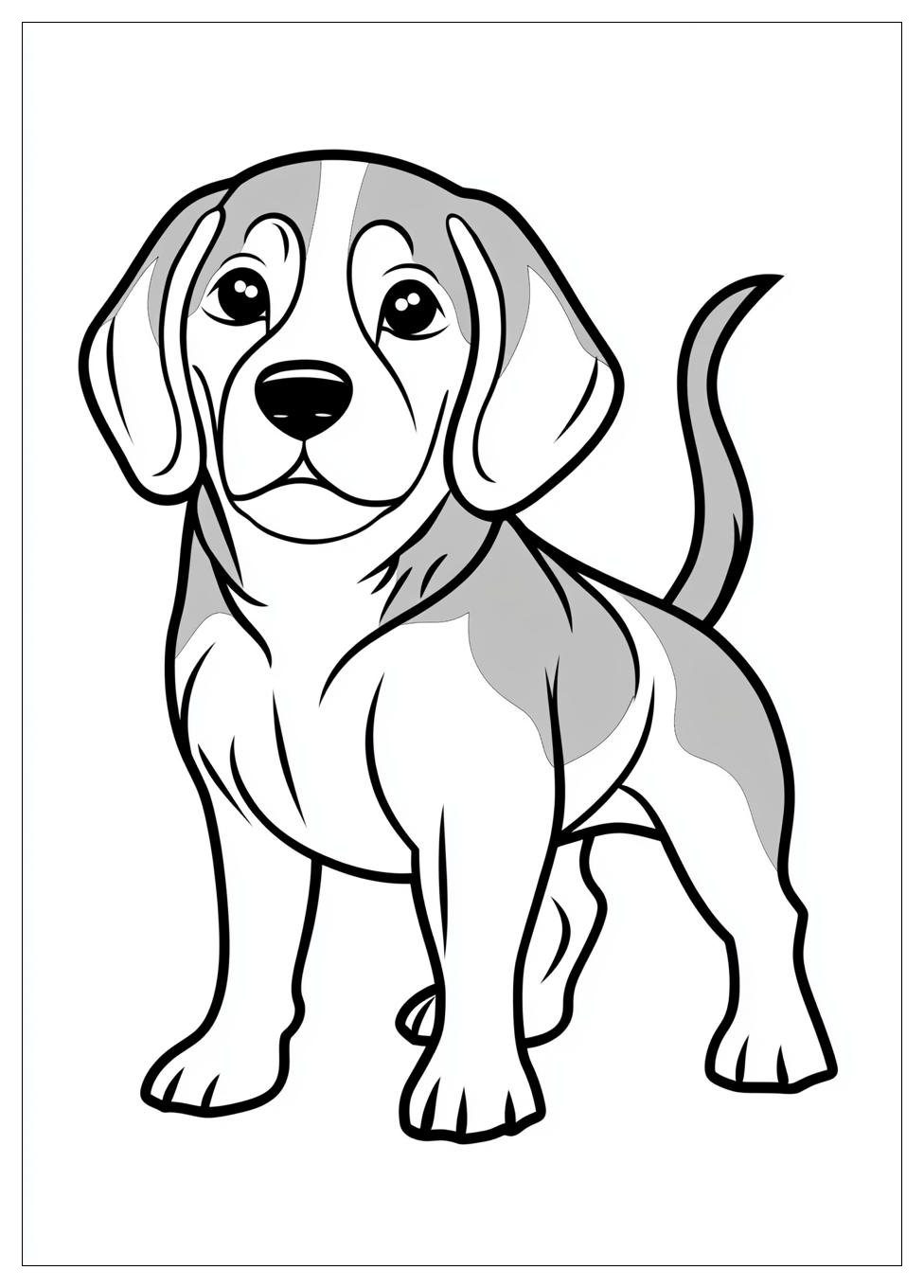 Kolorowanki Do Druku Beagle 3