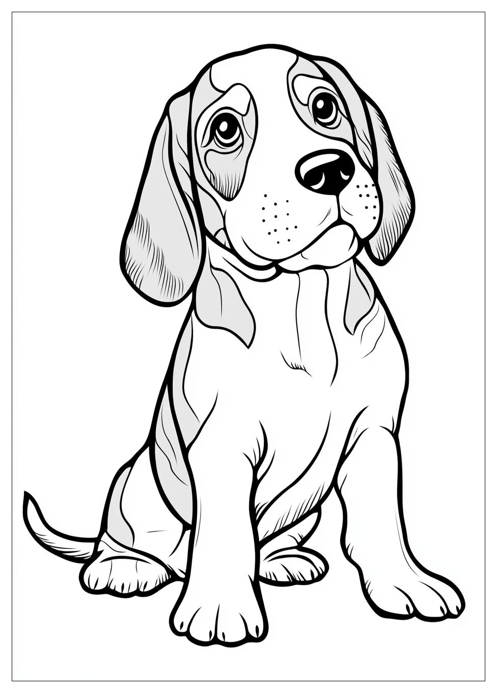 Kolorowanki Do Druku Beagle 5
