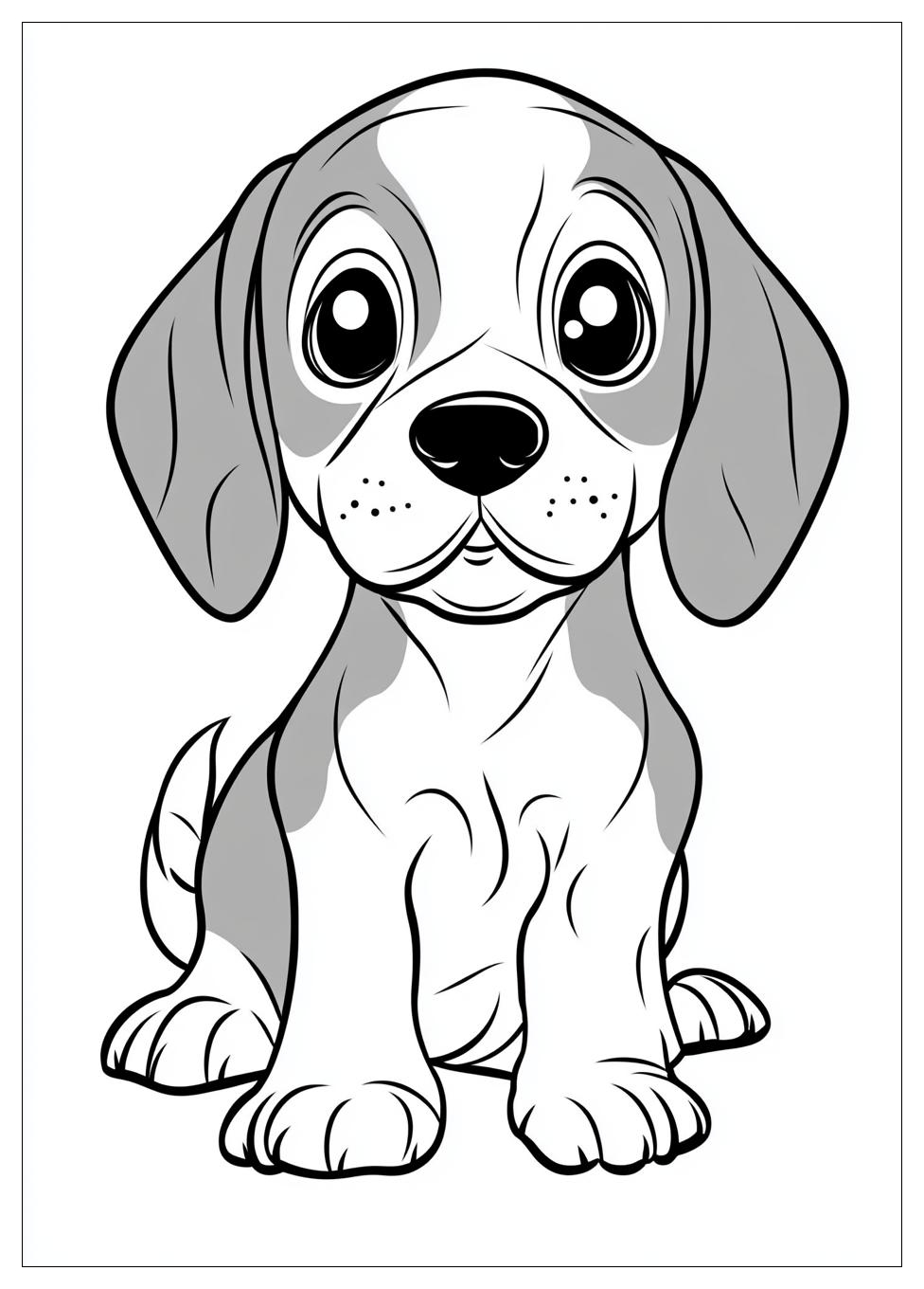 Kolorowanki Do Druku Beagle 6