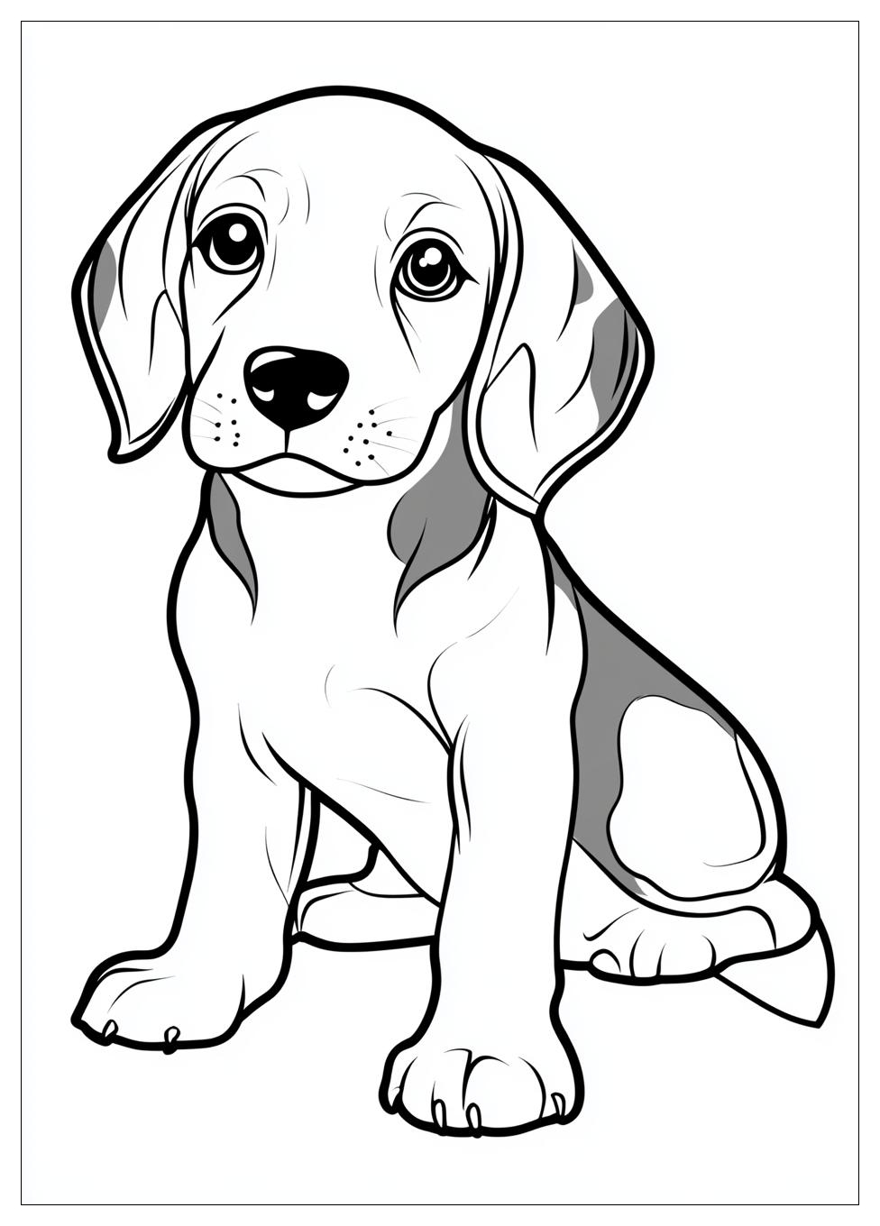 Kolorowanki Do Druku Beagle 9