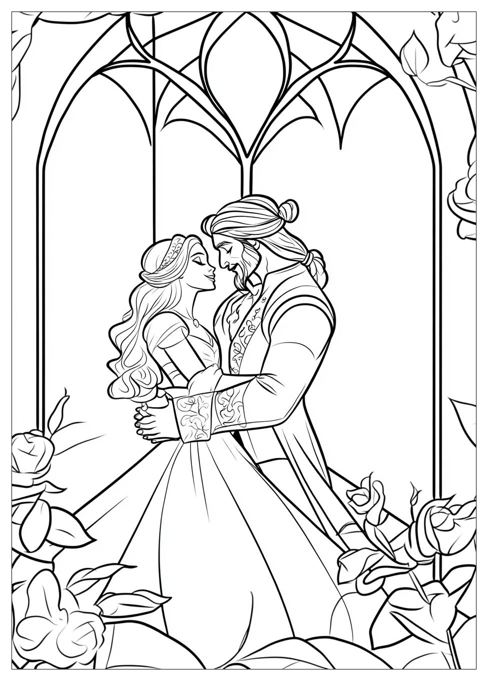 Kolorowanki Do Druku Beauty And The Beast 10