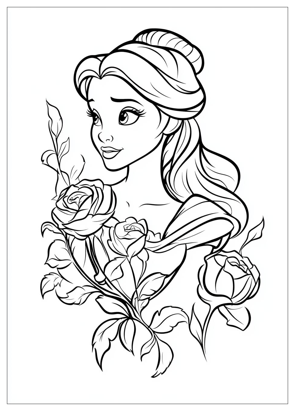 Kolorowanki Do Druku Beauty And The Beast 12