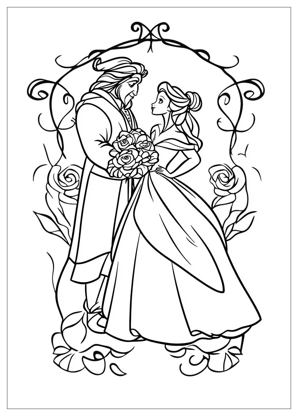 Kolorowanki Do Druku Beauty And The Beast 14