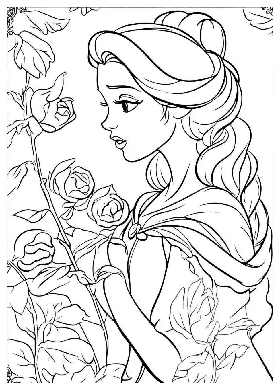Kolorowanki Do Druku Beauty And The Beast 15