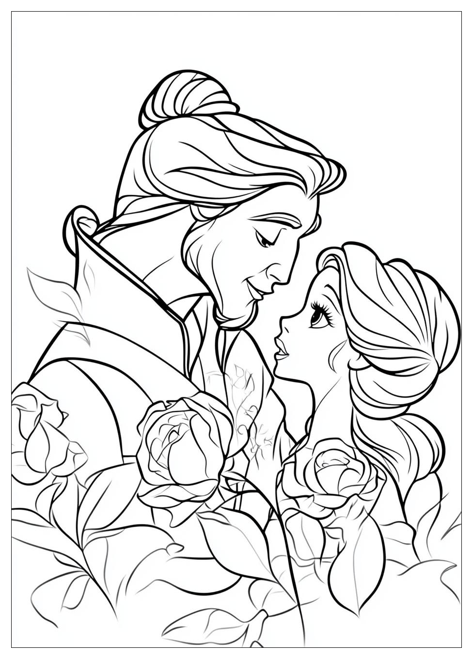 Kolorowanki Do Druku Beauty And The Beast 17