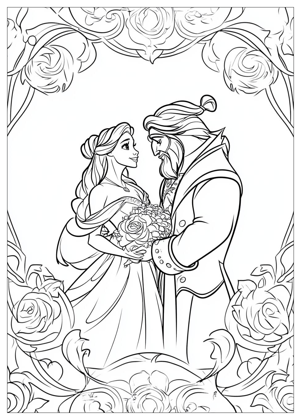 Kolorowanki Do Druku Beauty And The Beast 22