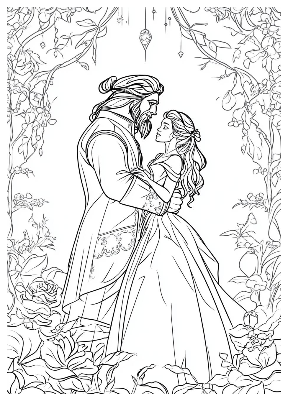 Kolorowanki Do Druku Beauty And The Beast 23