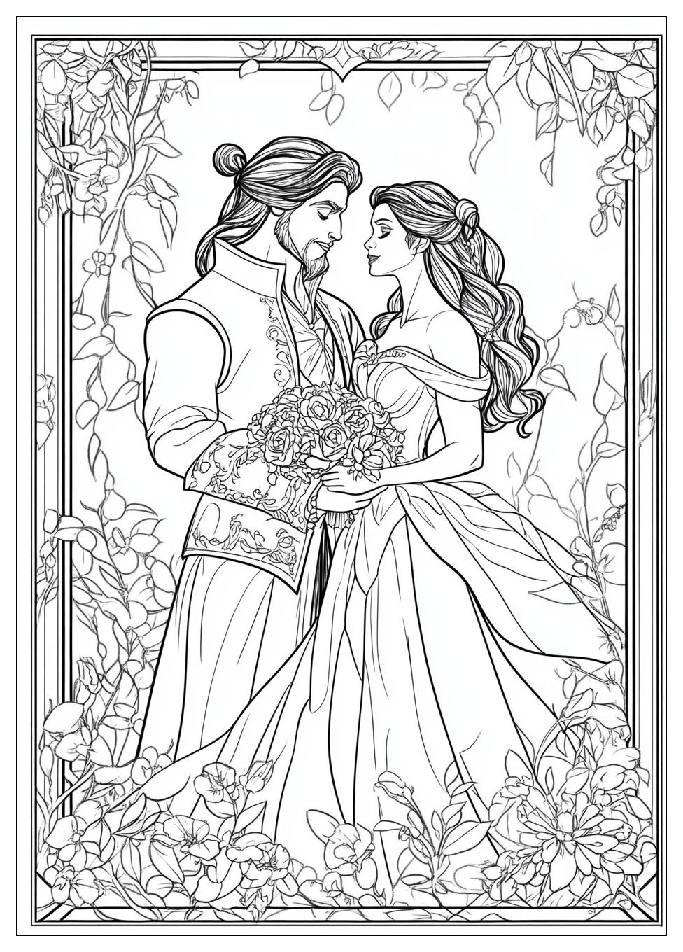 Kolorowanki Do Druku Beauty And The Beast 24