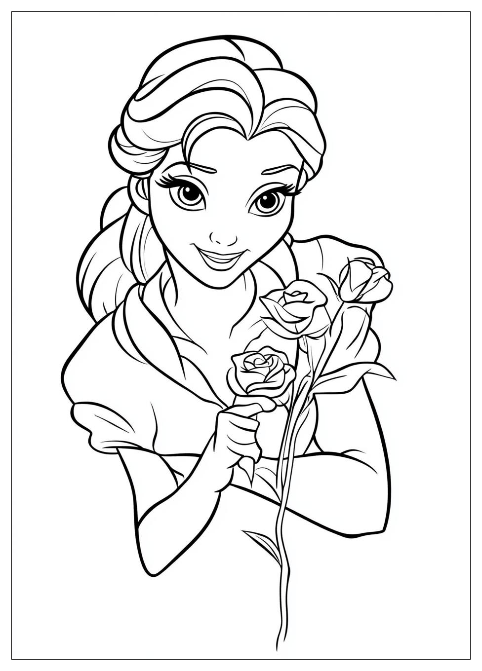 Kolorowanki Do Druku Beauty And The Beast 3