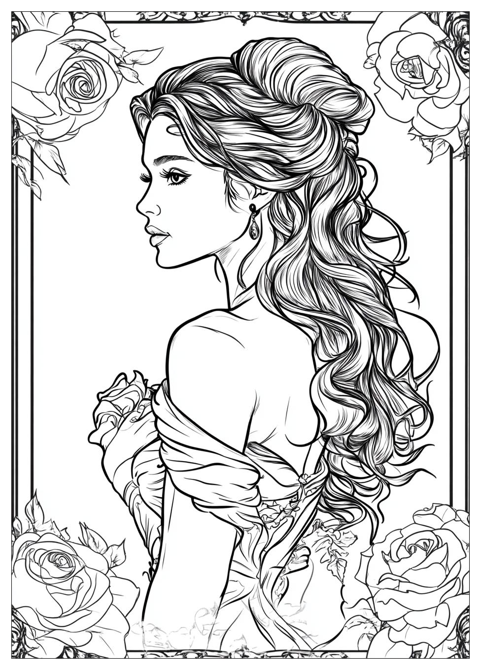 Kolorowanki Do Druku Beauty And The Beast 6
