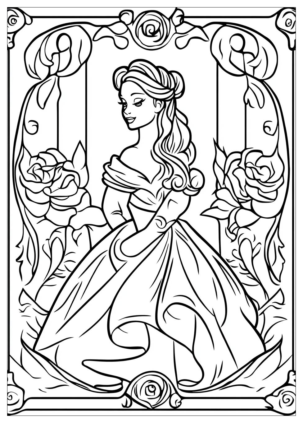 Kolorowanki Do Druku Beauty And The Beast 7
