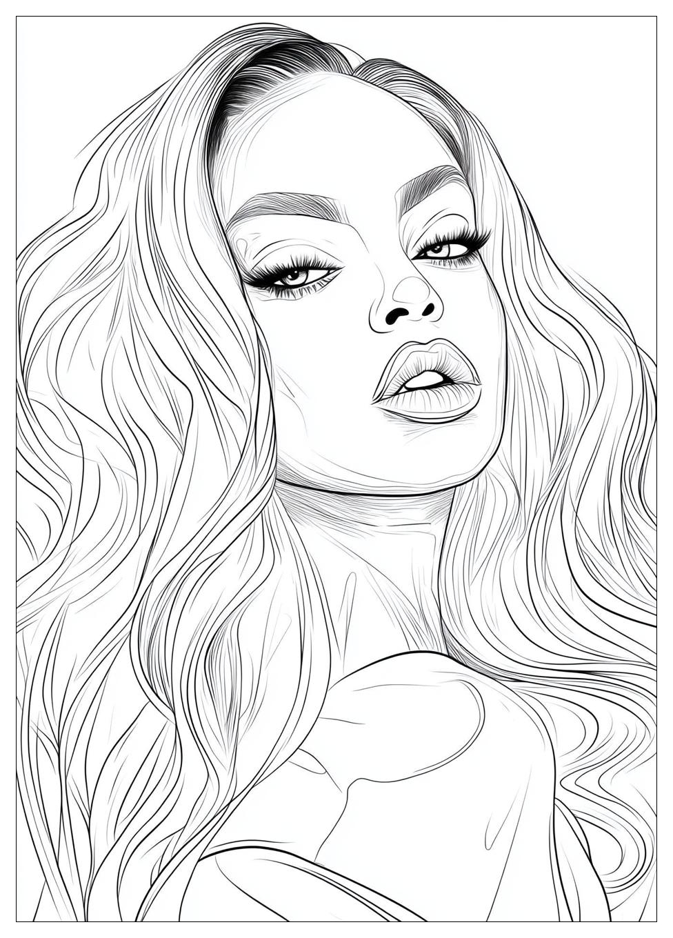Kolorowanki Do Druku Beyonce 10