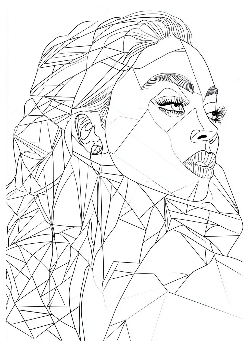 Kolorowanki Do Druku Beyonce 11