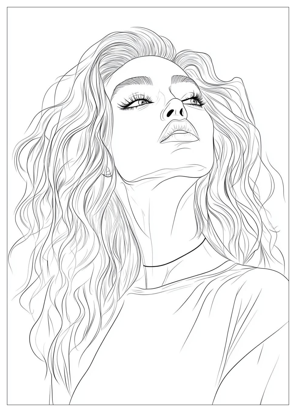 Kolorowanki Do Druku Beyonce 13