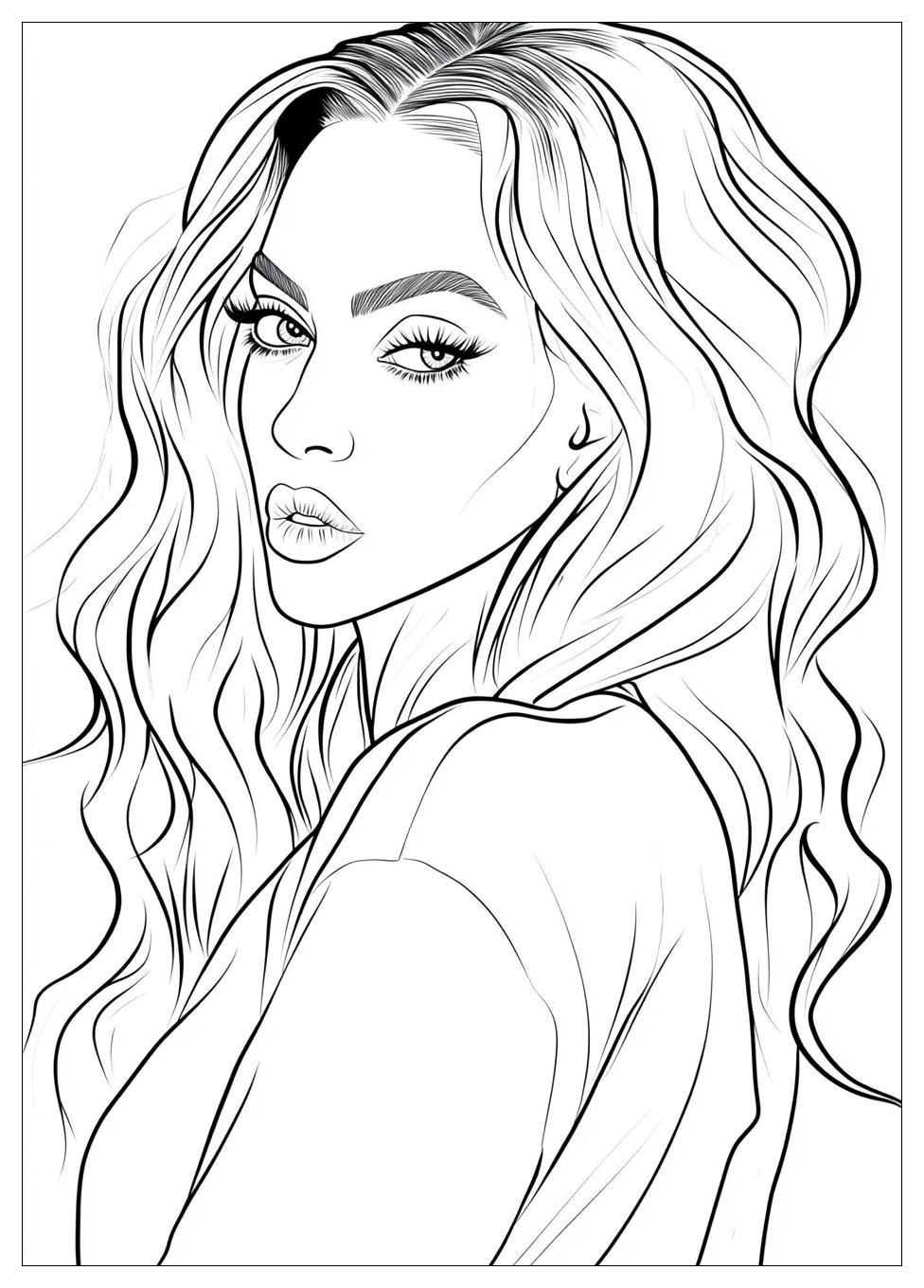 Kolorowanki Do Druku Beyonce 17
