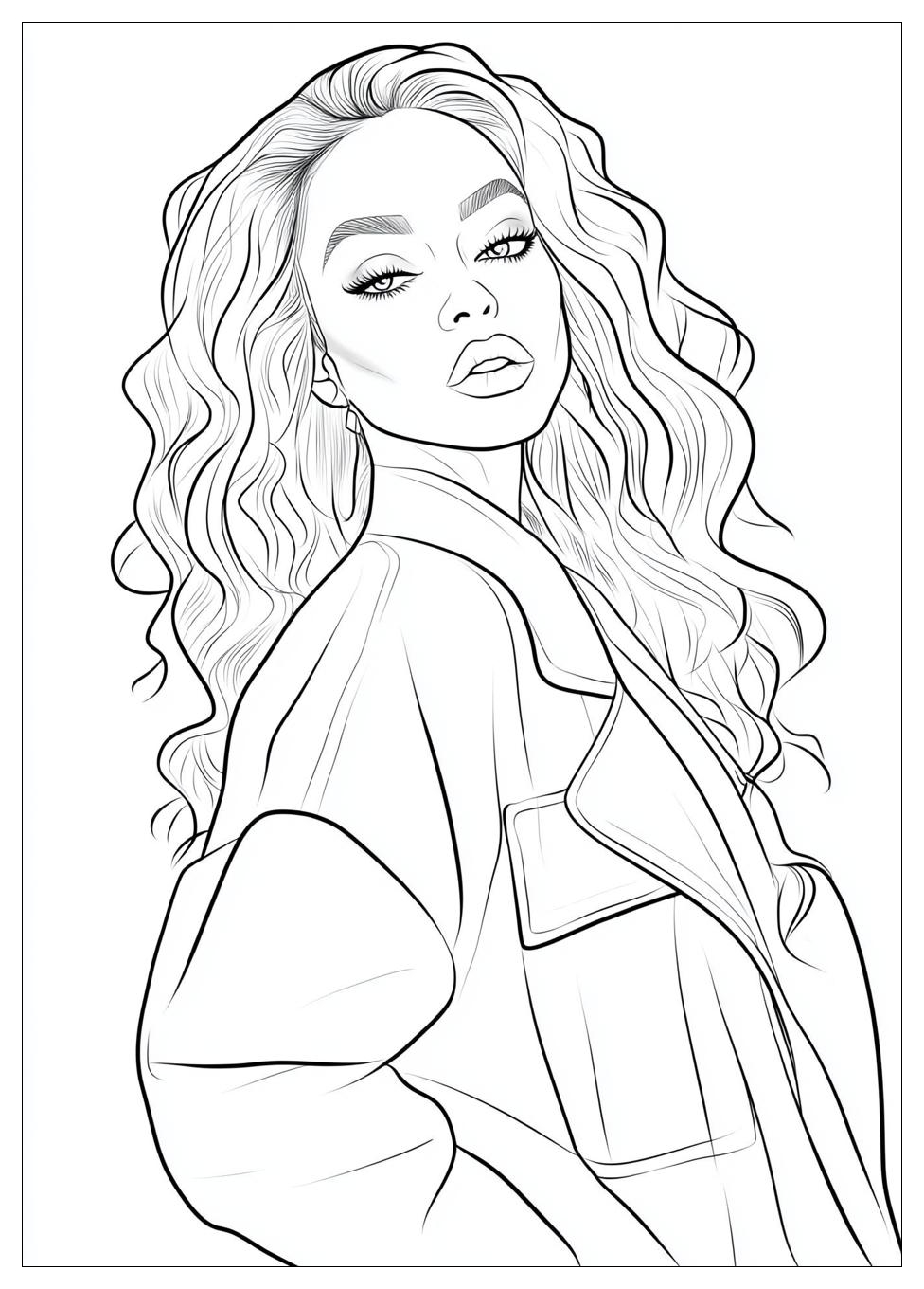 Kolorowanki Do Druku Beyonce 19