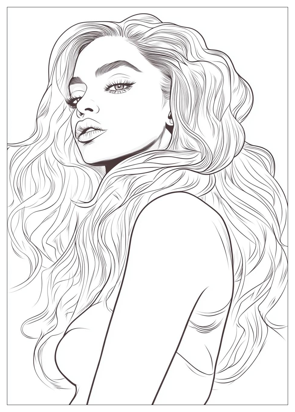 Kolorowanki Do Druku Beyonce 2