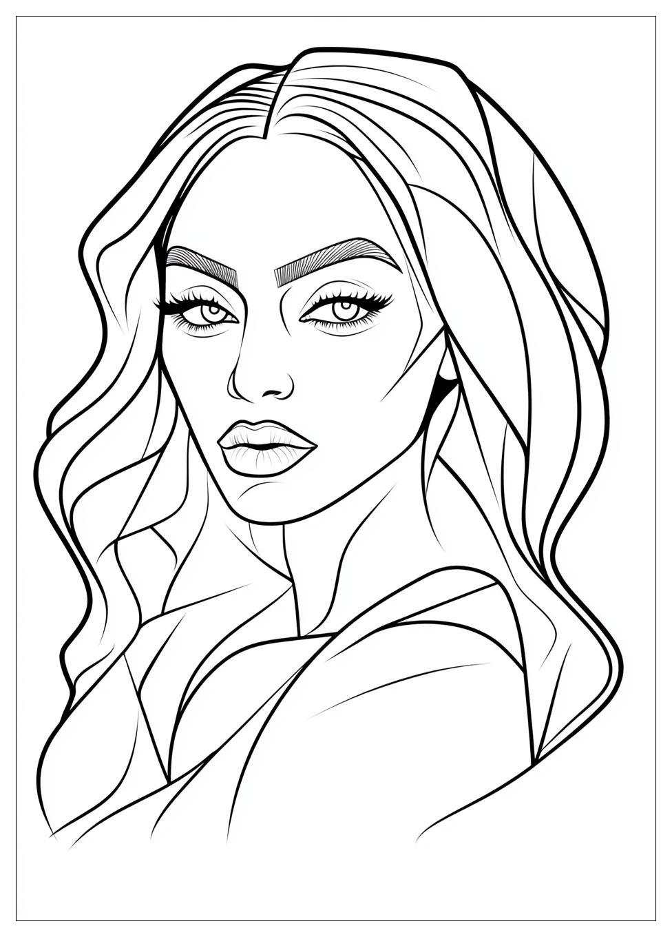 Kolorowanki Do Druku Beyonce 20