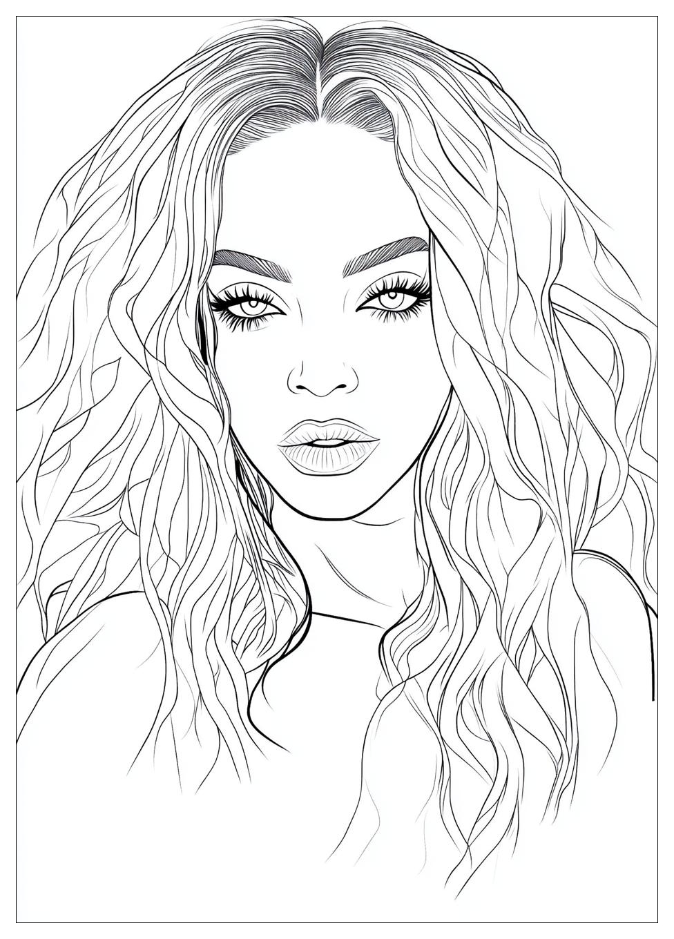 Kolorowanki Do Druku Beyonce 23
