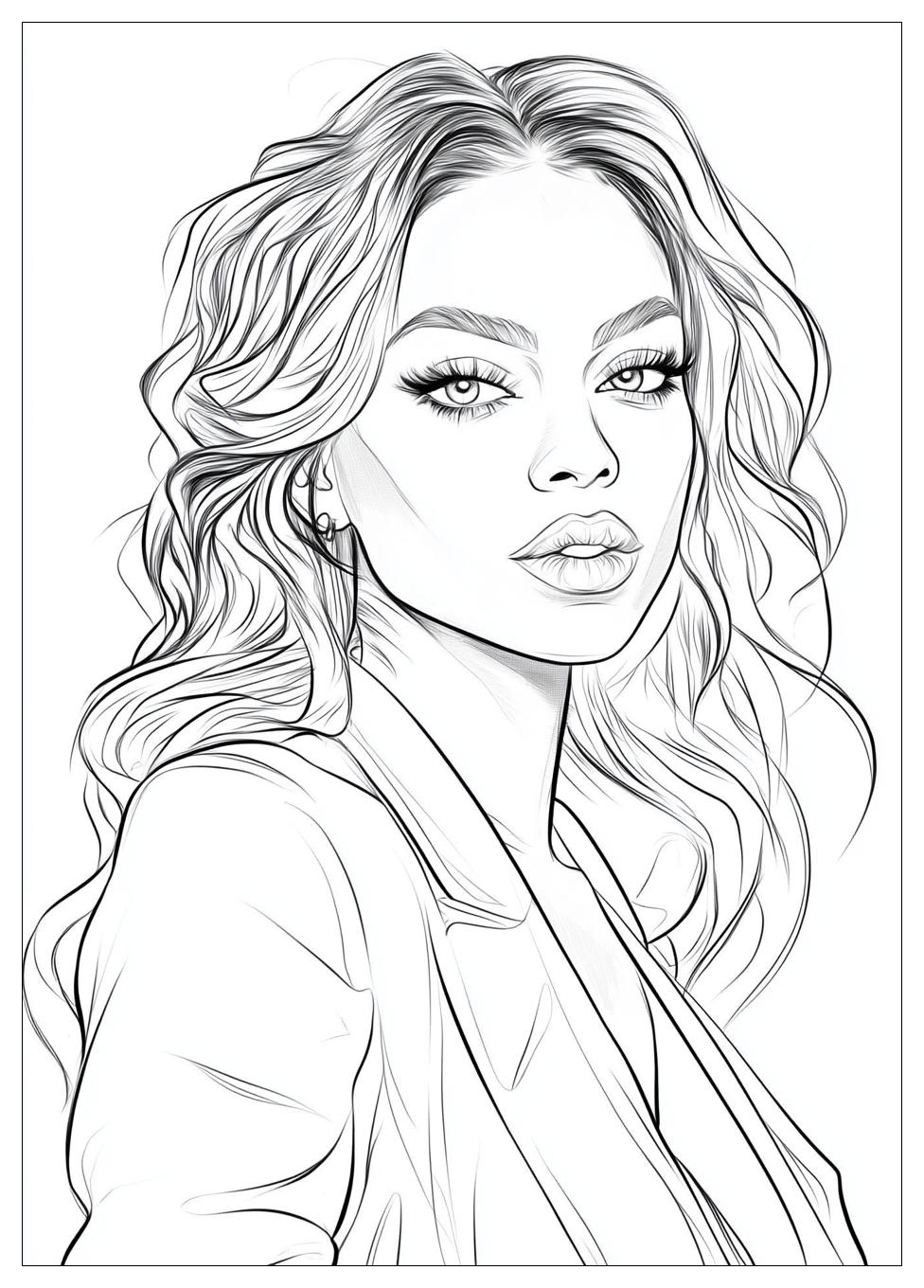Kolorowanki Do Druku Beyonce 3