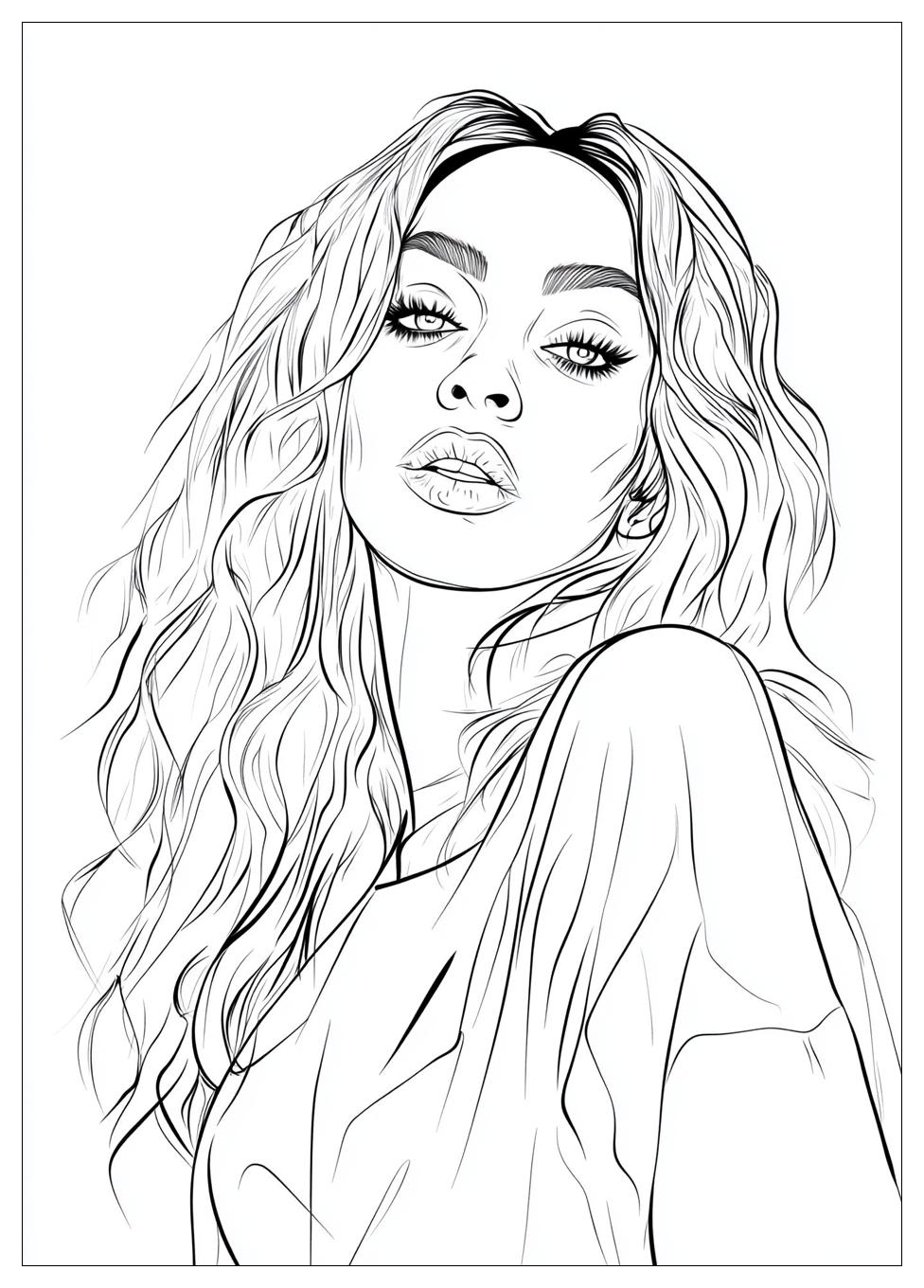 Kolorowanki Do Druku Beyonce 8