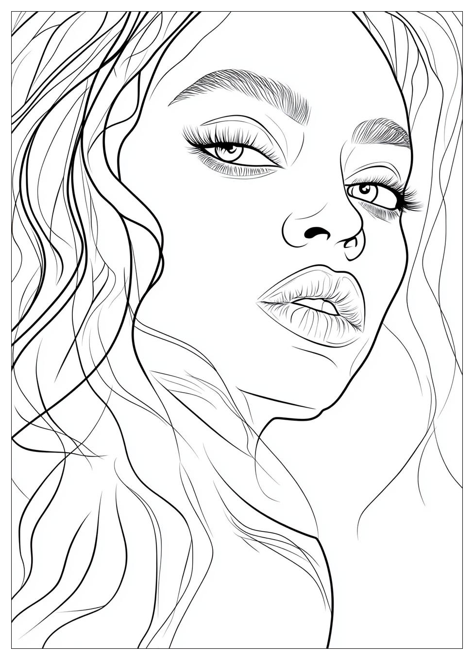 Kolorowanki Do Druku Beyonce 9