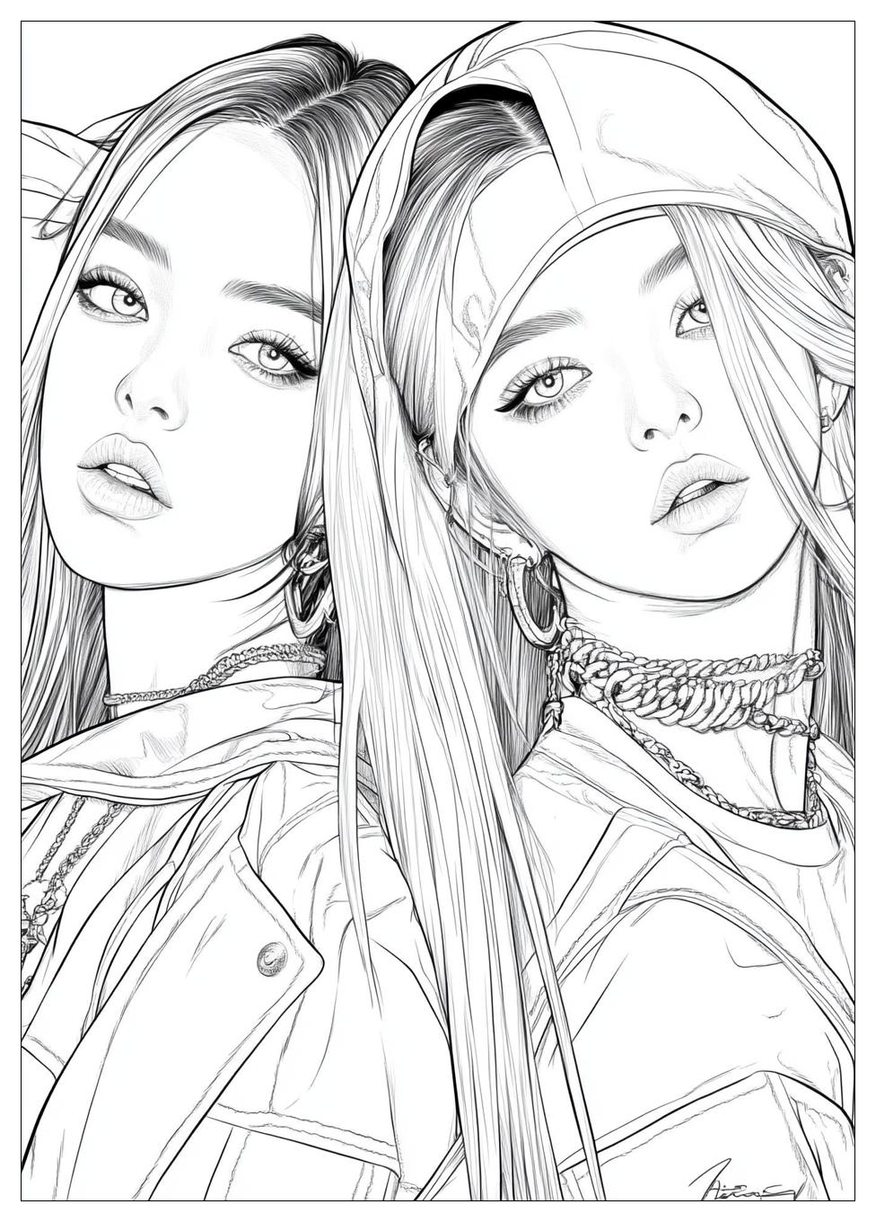 Kolorowanki Do Druku Blackpink 1
