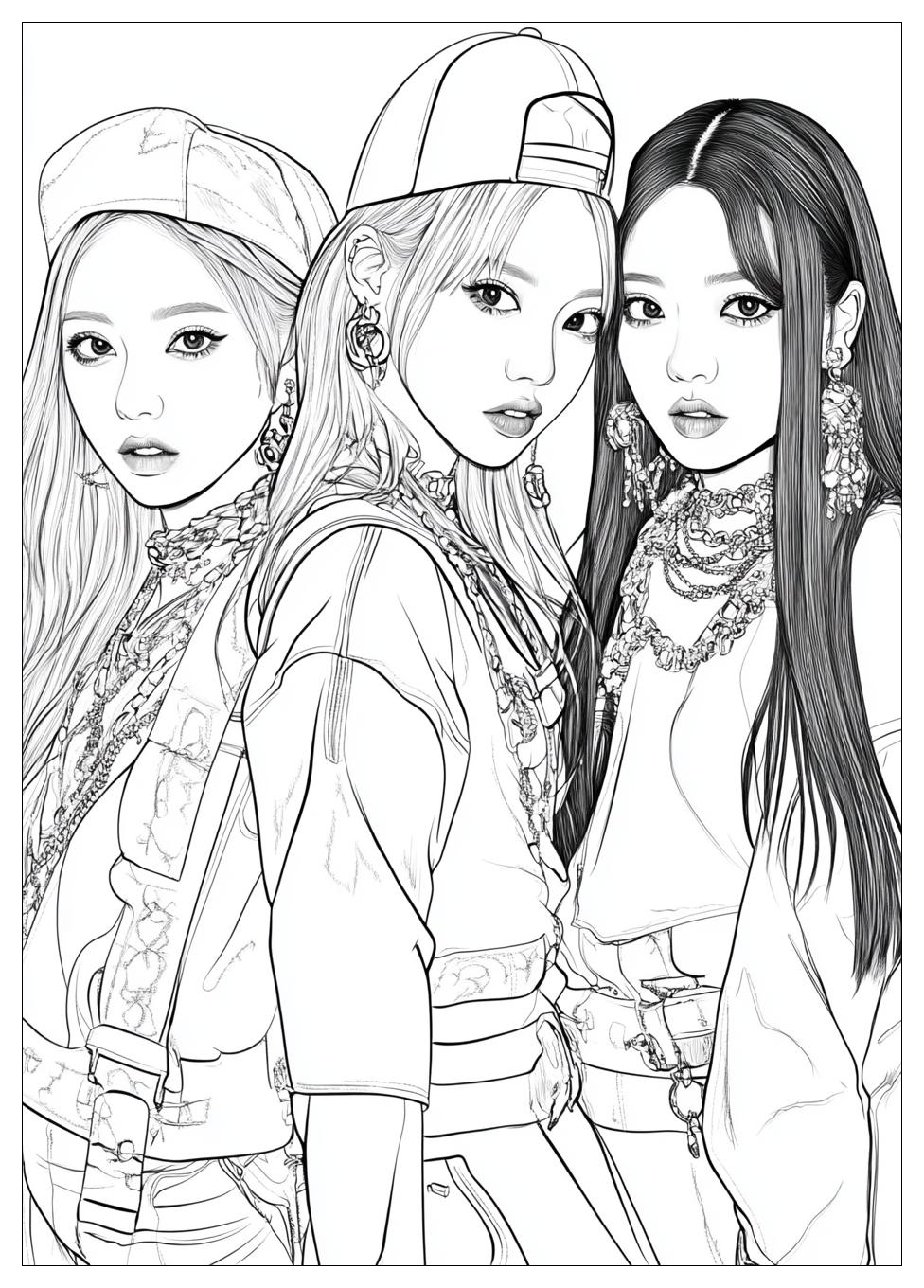Kolorowanki Do Druku Blackpink 10