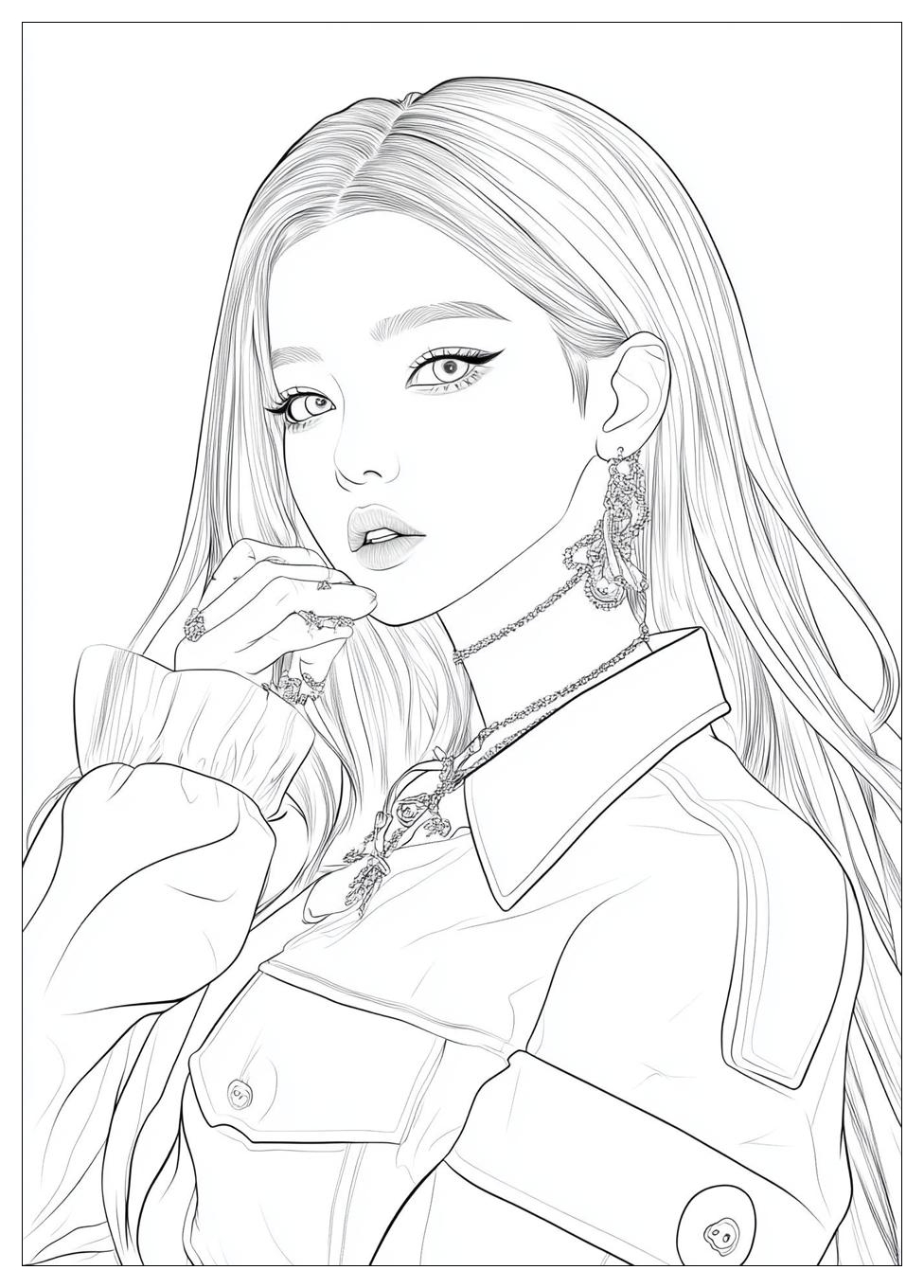 Kolorowanki Do Druku Blackpink 11