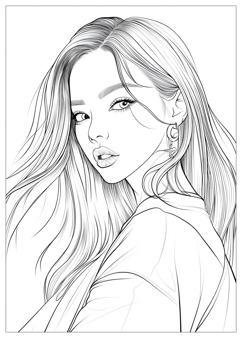 Kolorowanki Do Druku Blackpink 12