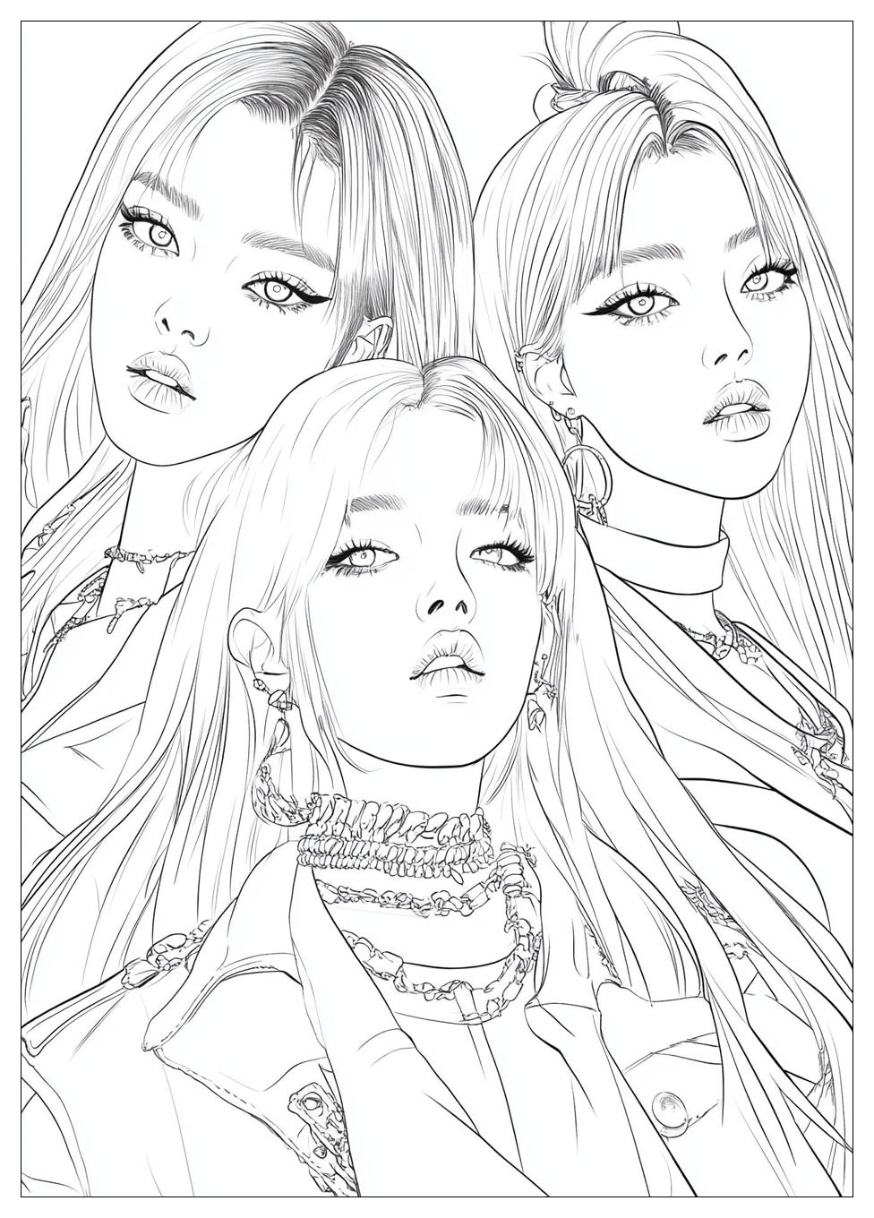 Kolorowanki Do Druku Blackpink 18
