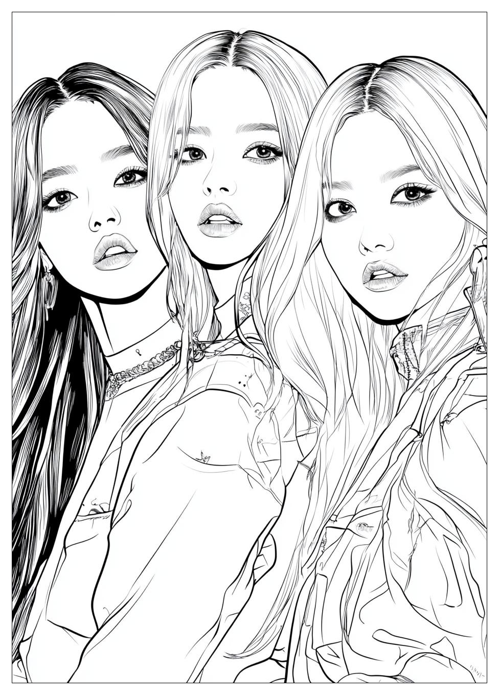 Kolorowanki Do Druku Blackpink 3