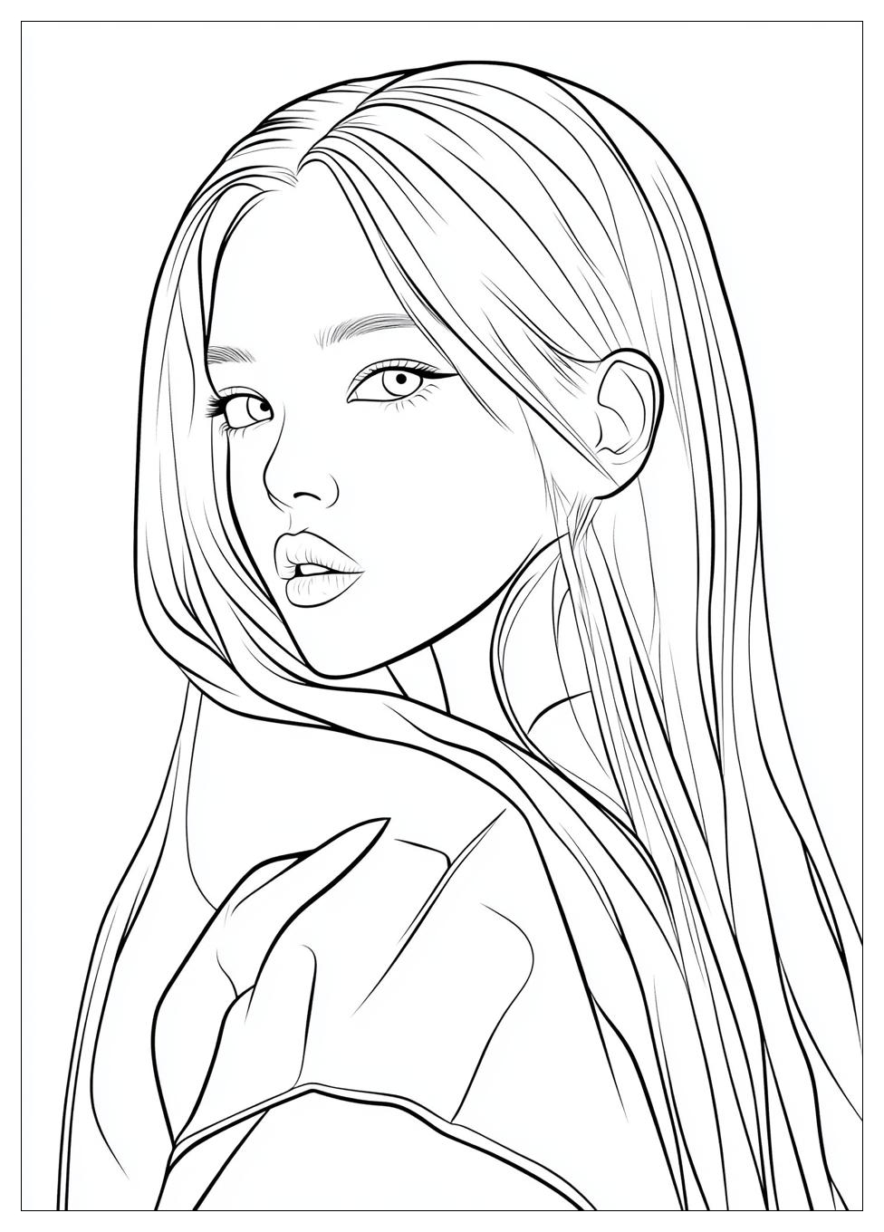 Kolorowanki Do Druku Blackpink 4