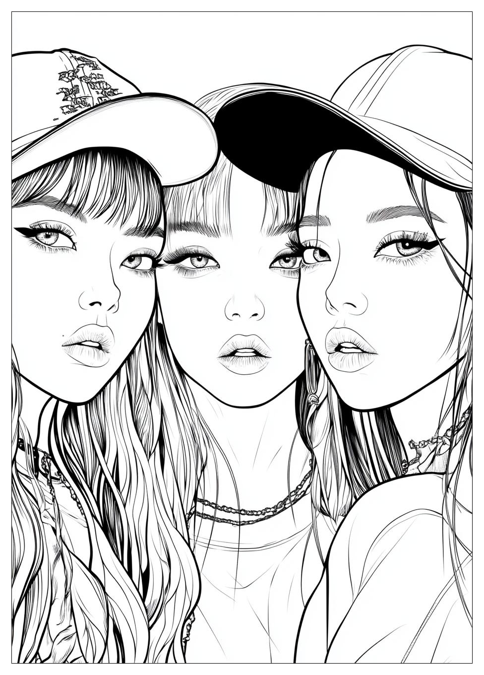 Kolorowanki Do Druku Blackpink 5