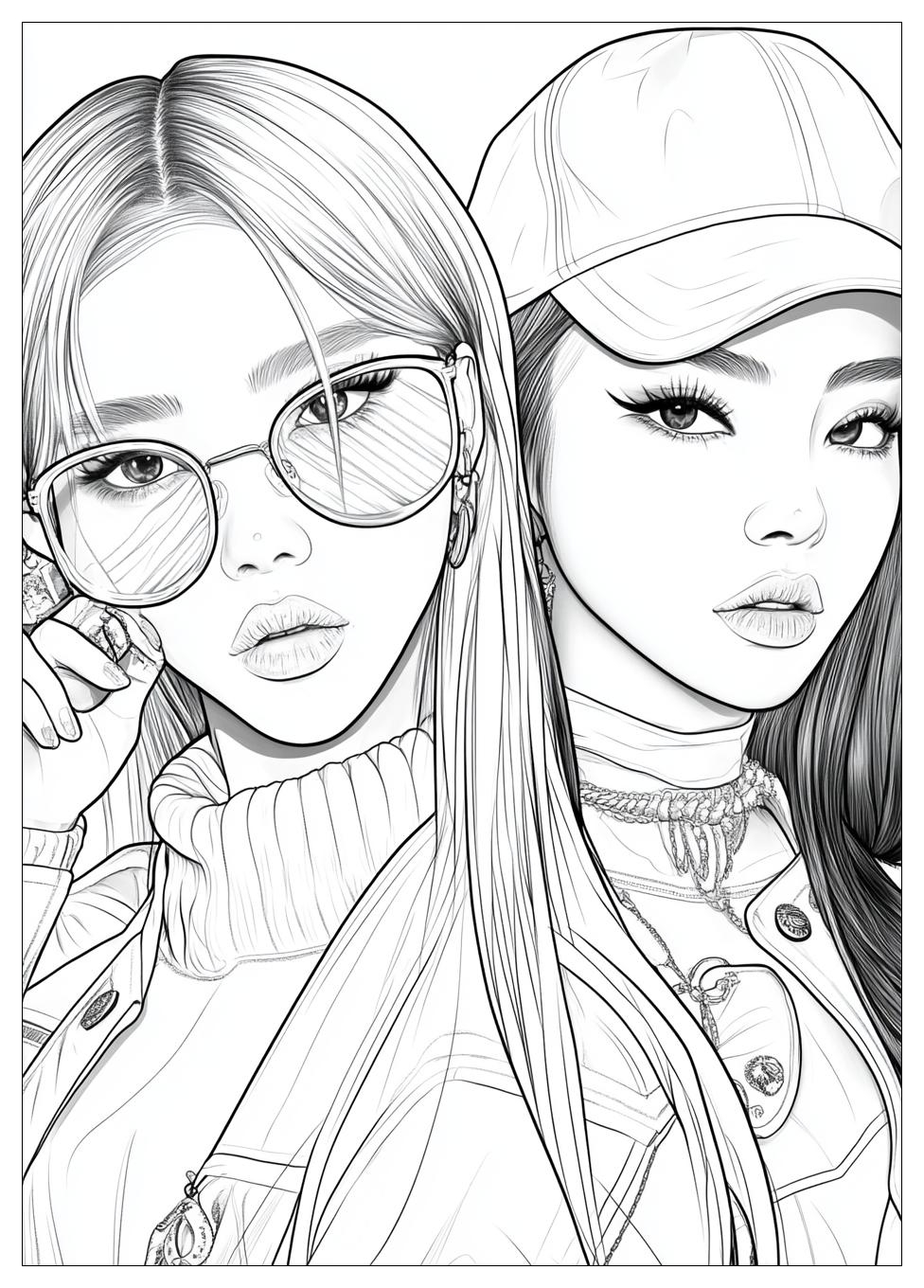 Kolorowanki Do Druku Blackpink 8