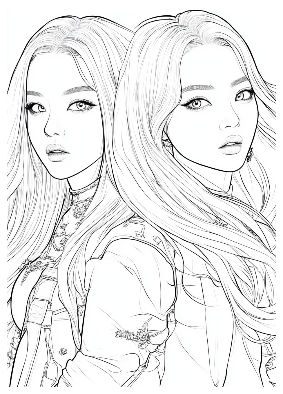 Kolorowanki Do Druku Blackpink 9