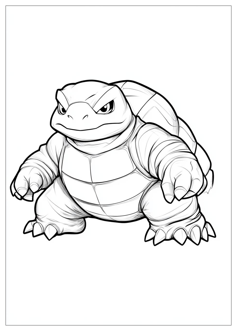 Kolorowanki Do Druku Blastoise 10