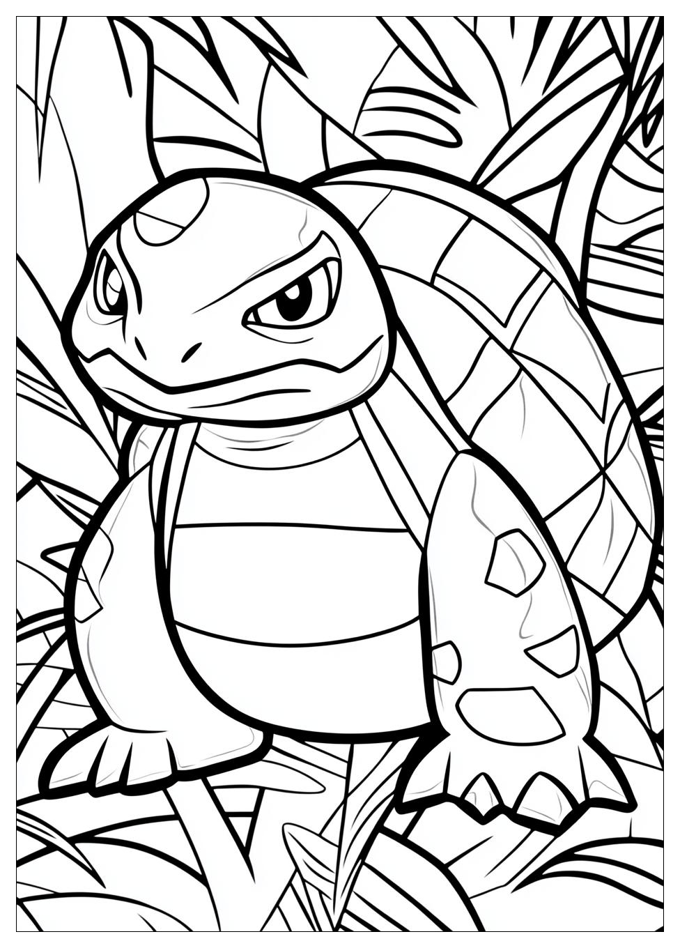 Kolorowanki Do Druku Blastoise 18