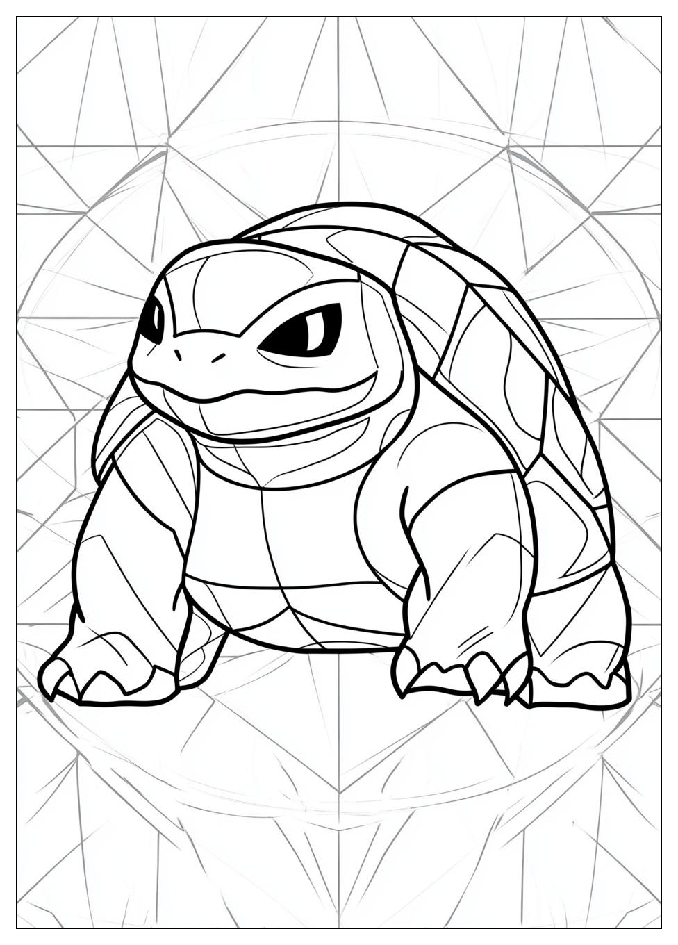 Kolorowanki Do Druku Blastoise 22
