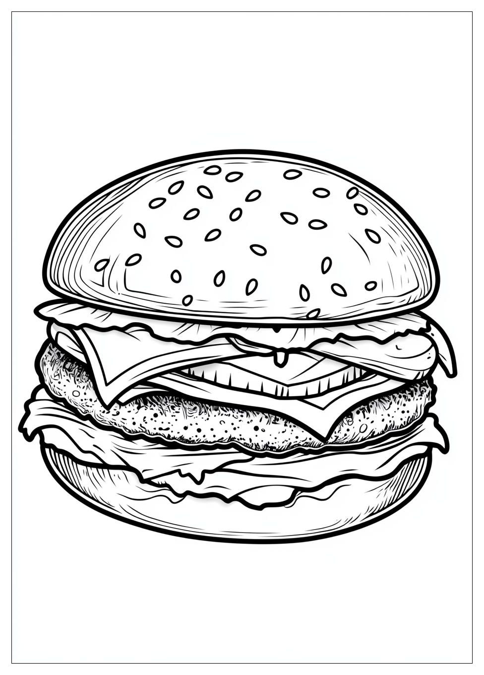 Kolorowanki Do Druku Burger 10