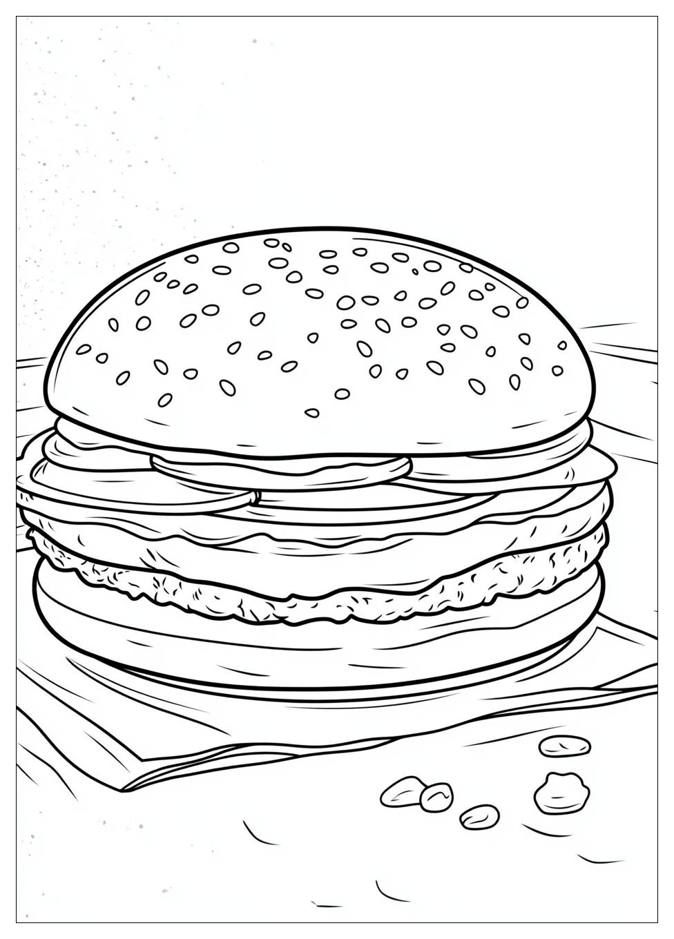 Kolorowanki Do Druku Burger 12