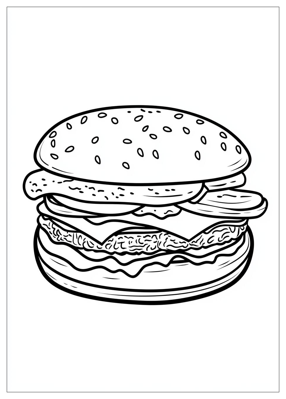 Kolorowanki Do Druku Burger 13