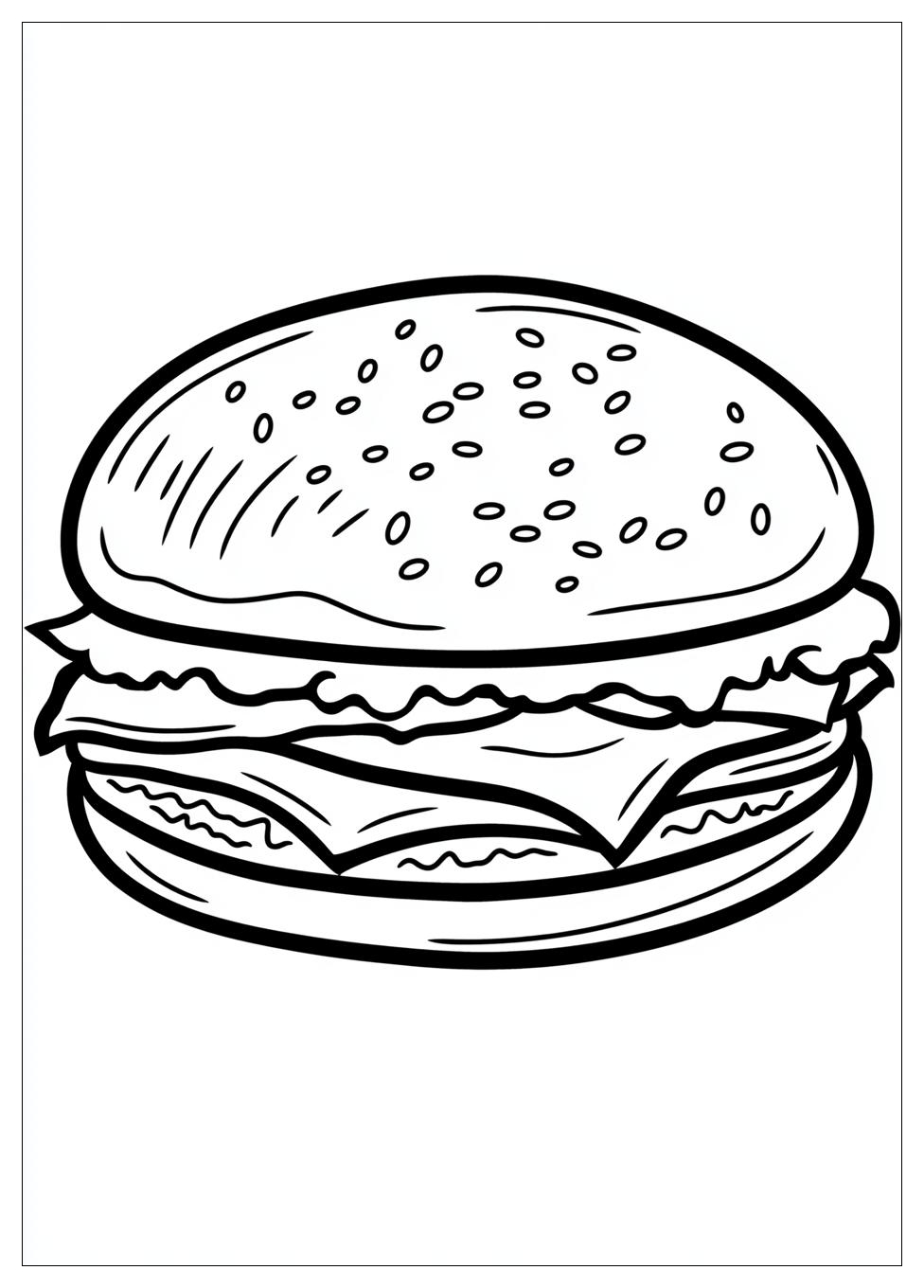 Kolorowanki Do Druku Burger 19