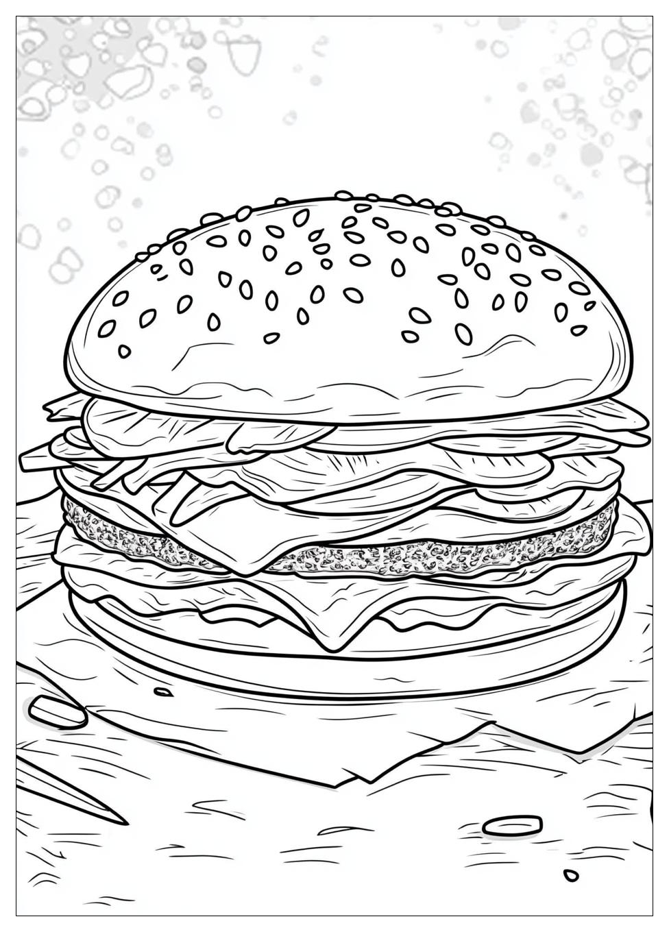 Kolorowanki Do Druku Burger 22