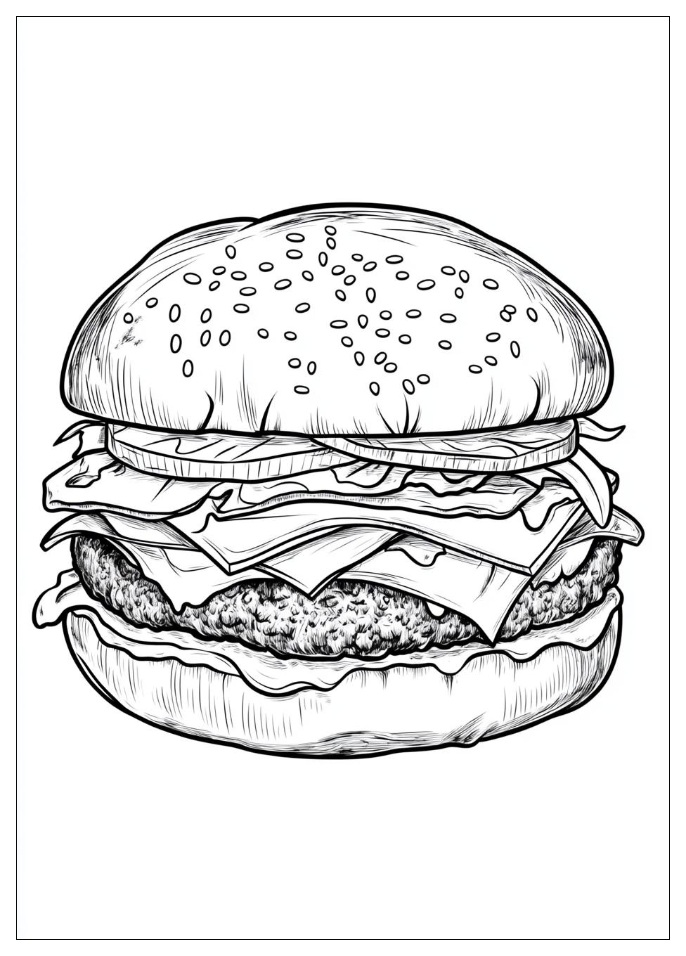 Kolorowanki Do Druku Burger 23