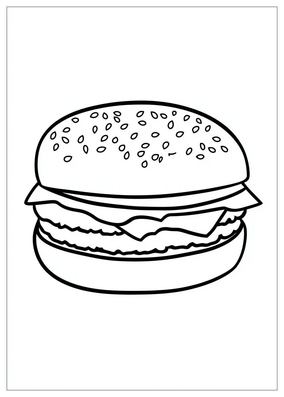 Kolorowanki Do Druku Burger 9
