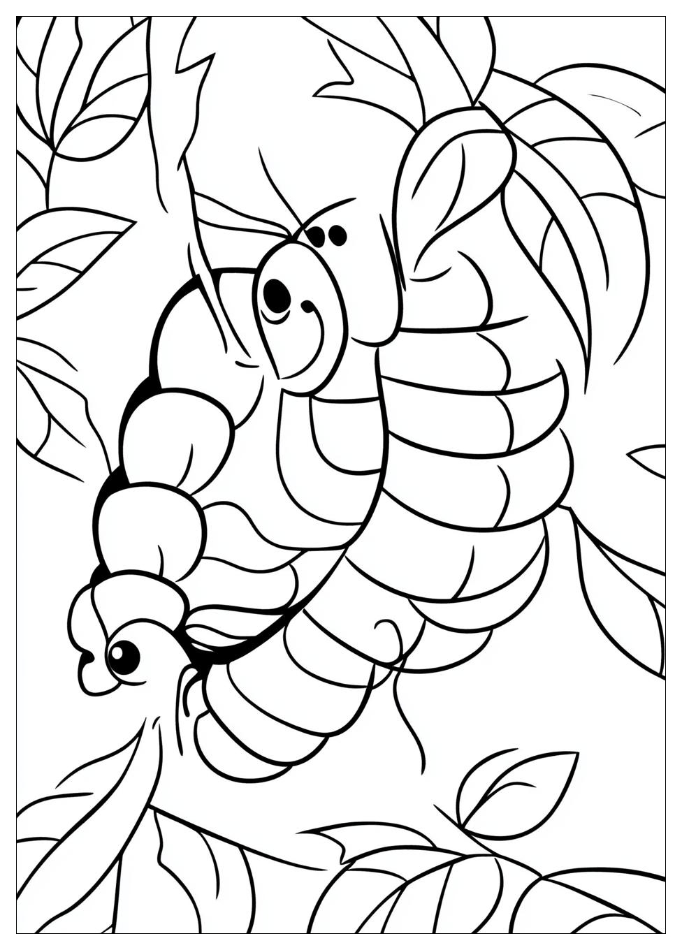 Kolorowanki Do Druku Caterpillar 1