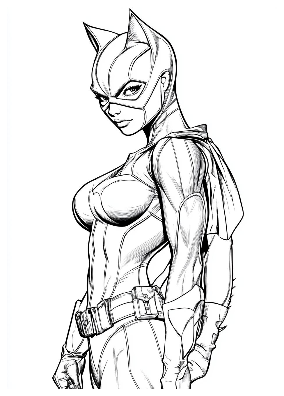 Kolorowanki Do Druku Catwoman 1