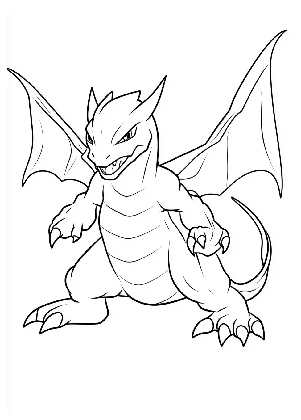 Kolorowanki Do Druku Charizard 13